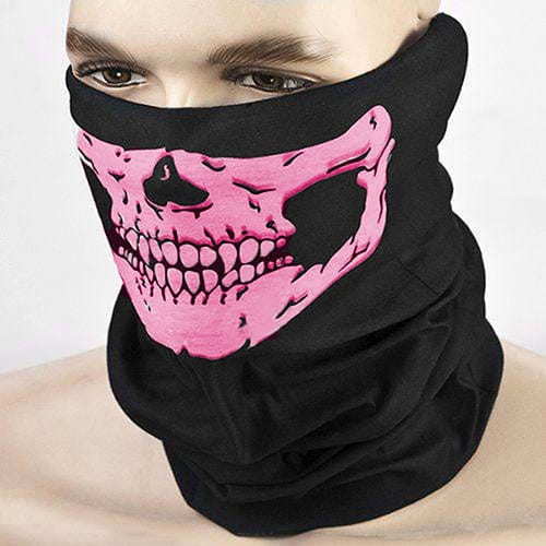 Skull mask pink