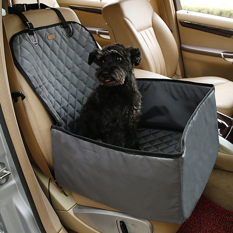 Car dog seat (made of water and dust repellent material) Grey