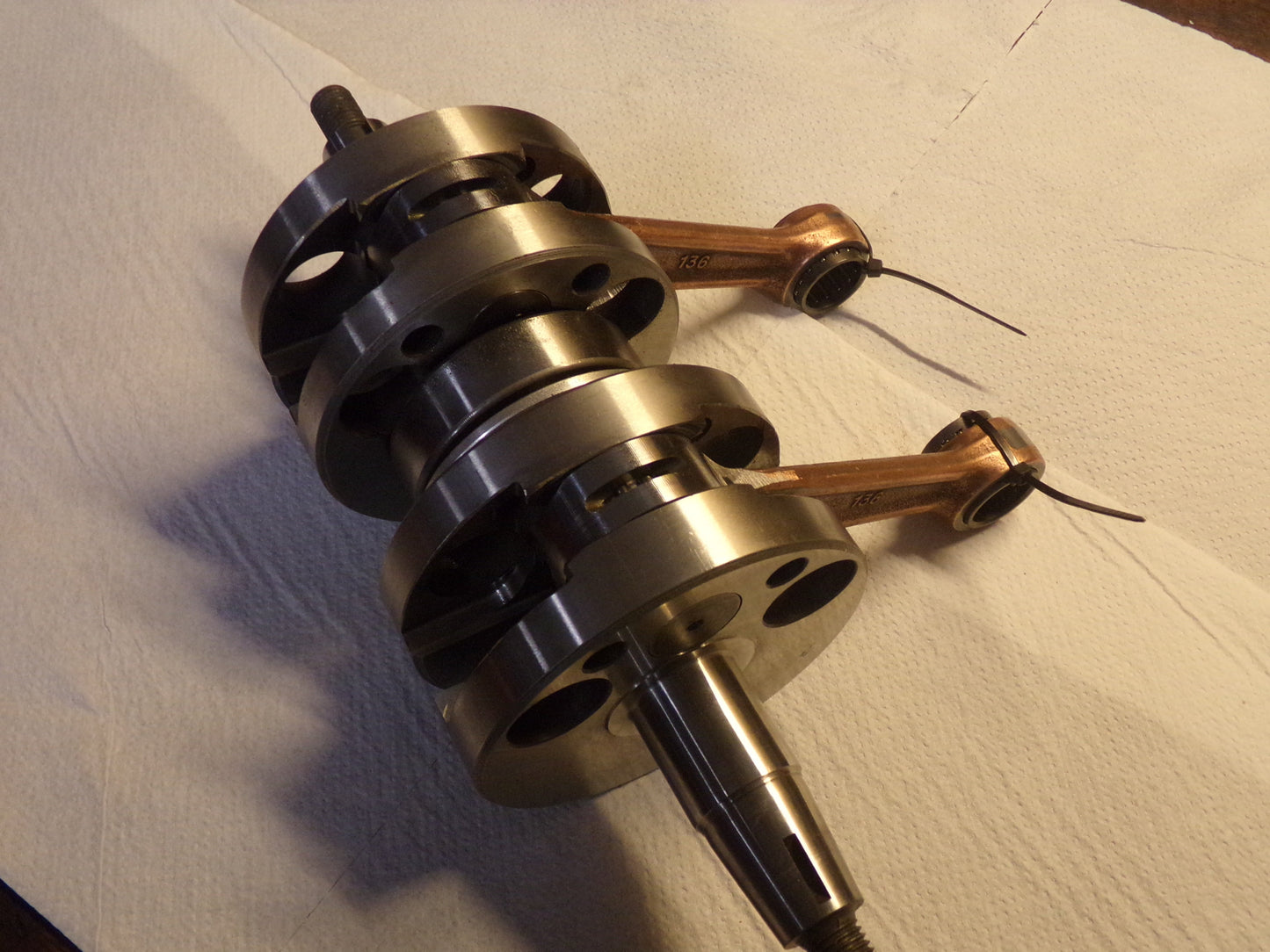 Crankshafts, connecting rods