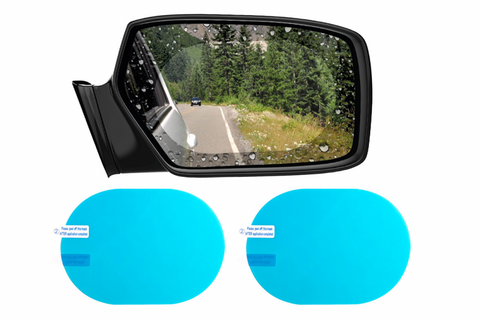 Water-repellent film for rear-view mirror 2 pcs