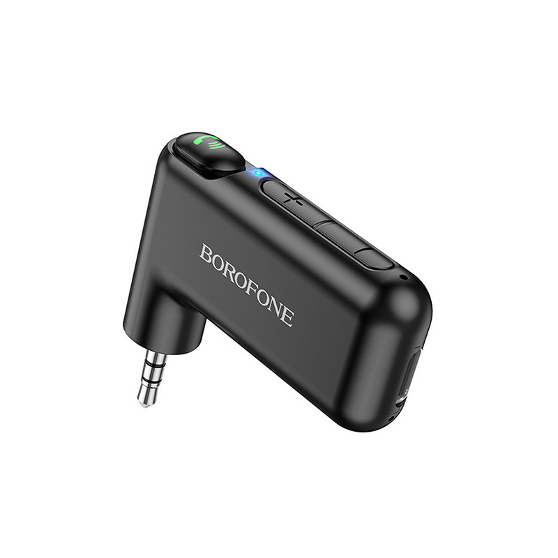 Borofone BC35 Wideway Aux Bluetooth Receiver Fekete