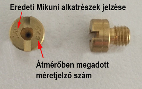Mikuni cylindrical head main nozzle large diameter