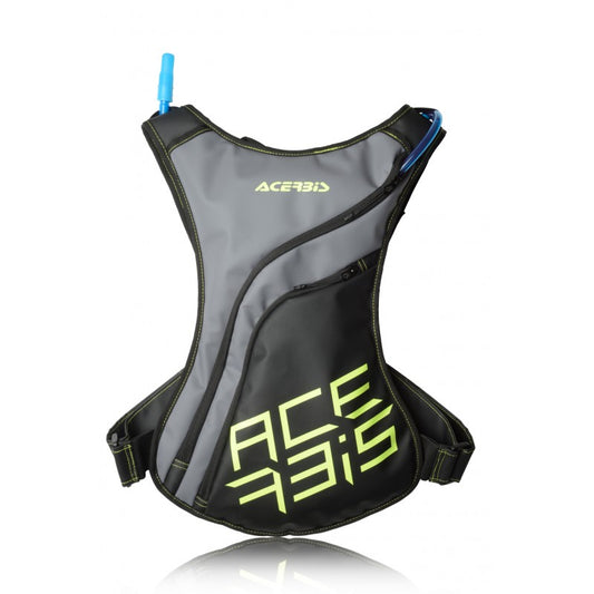 Hátizsák Water Satuh Drink Bag szürke-fekete-fluo sárga