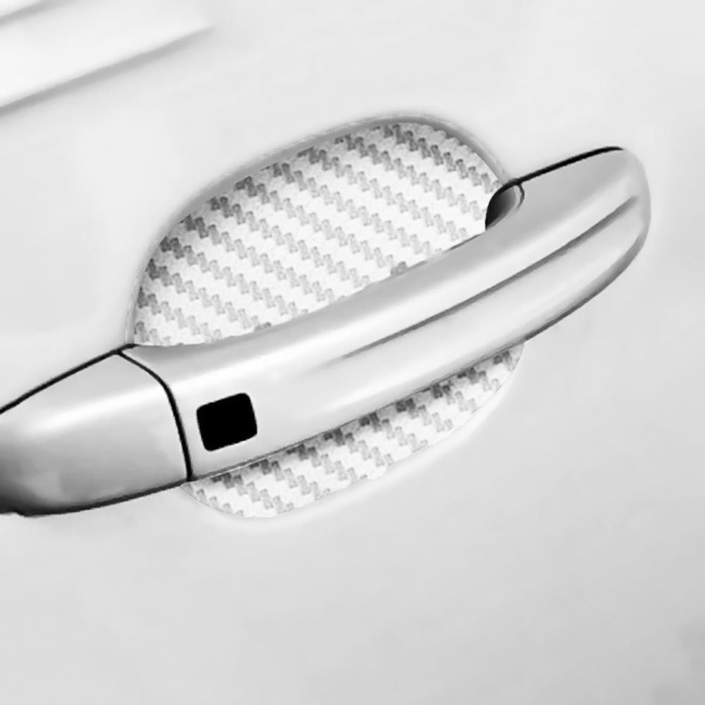 Handle protective film carbon white 4 pcs