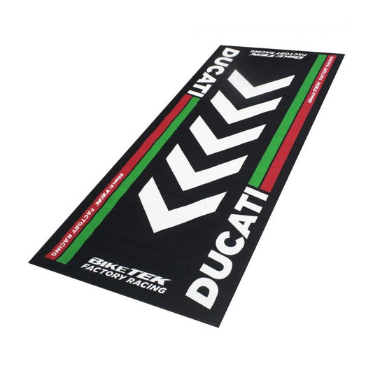 Szőnyeg Ducati fekete-fehér